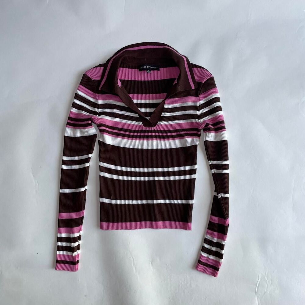 Almost-famous Women's Pink and Brown Sweatshirt